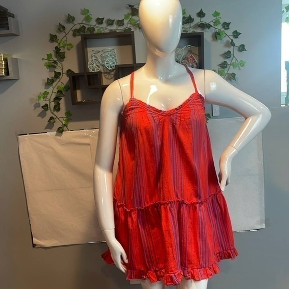 Universal Threads Spaghetti Strap‎ Pinstripe Dres… - image 1